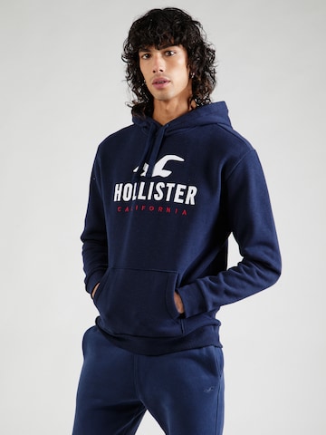 HOLLISTER Свитшот в Синий: спереди