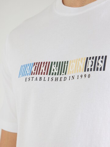 Maglietta 'JORNANTUCKET' di JACK & JONES in bianco