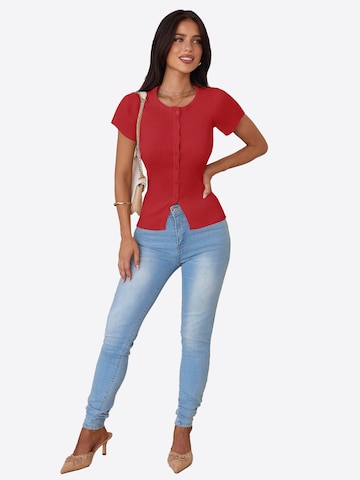 Imily Bela Tričko - Červená