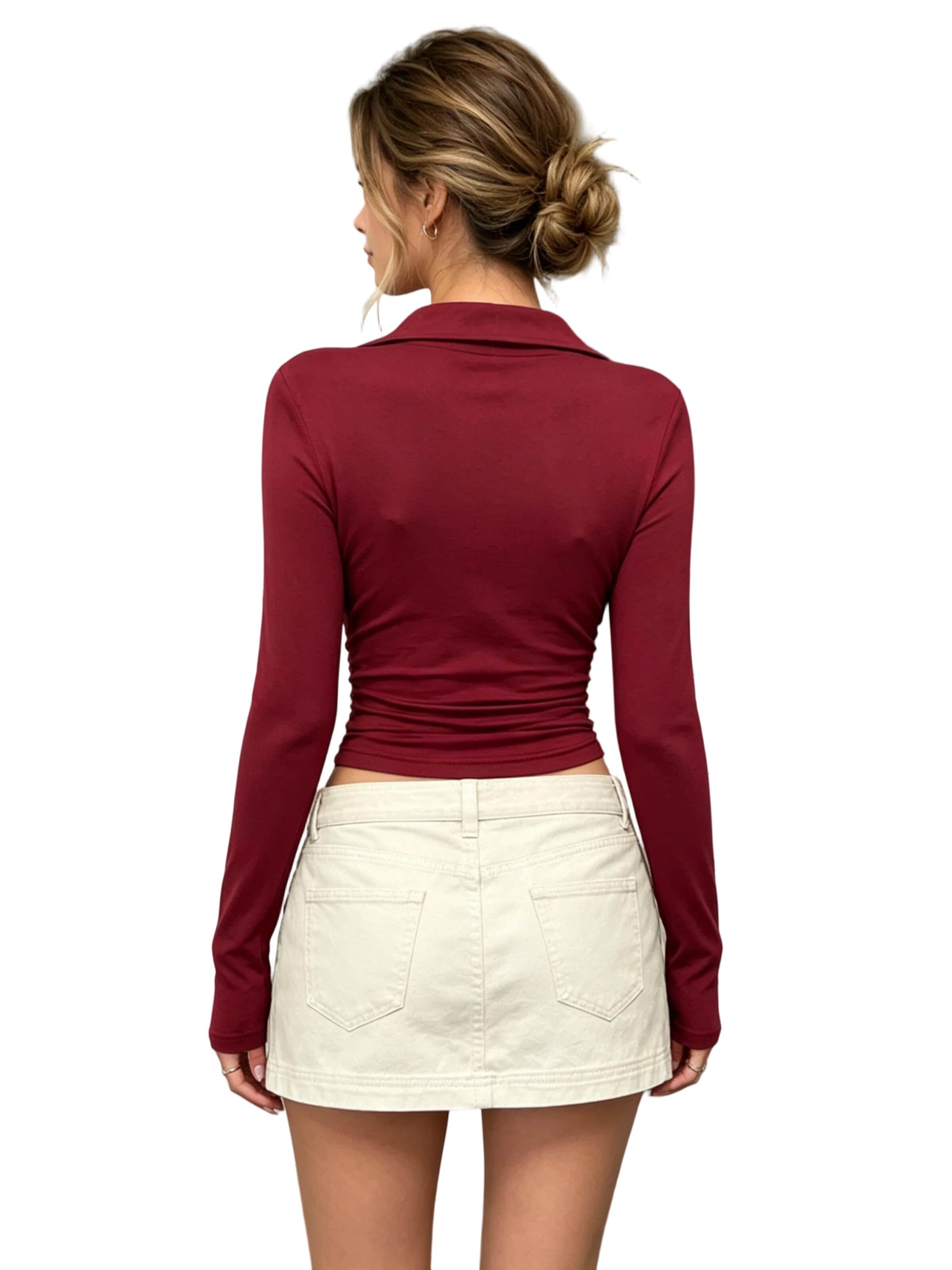 Yesfashion Shirt‌‌ in Rot