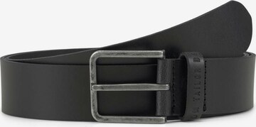 TOM TAILOR Belt 'DUSTIN' in Black: front