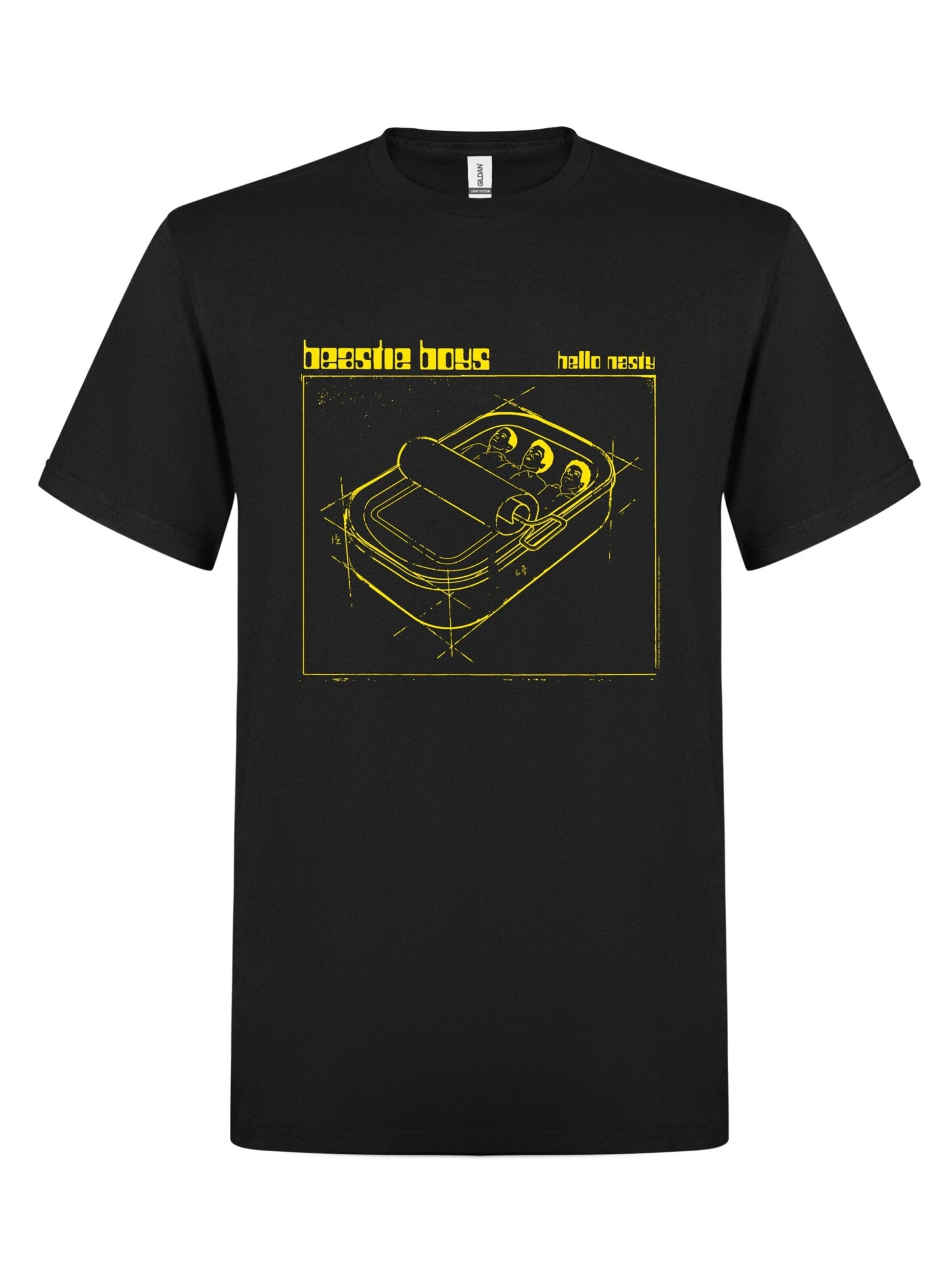 Rockshirts Shirt 'Beastie Boys Hello Nasty T-Shirt' in Black: front