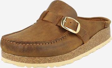 BIRKENSTOCK Pantolette 'Buckley' i brun: framsida