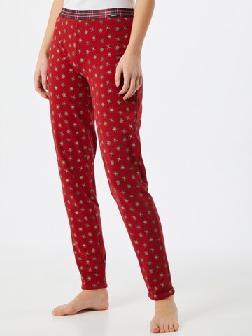 Skiny Regular Pyjamasbukse i rød: forside