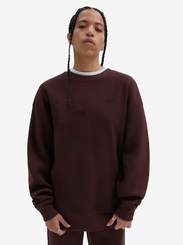 VANS Sweatshirt in Black: front