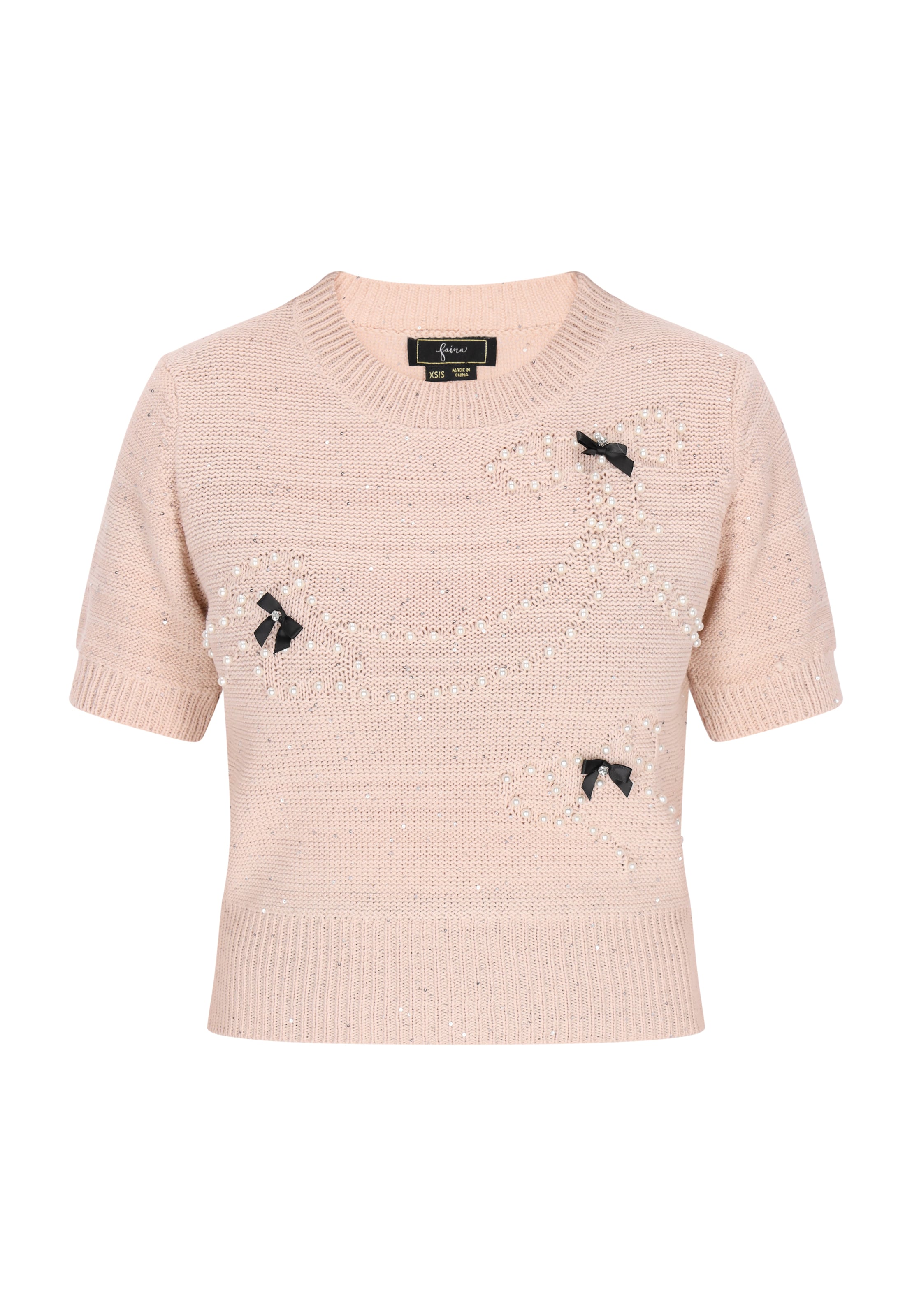 faina Пуловер 'Fashion Look' в розово: отпред