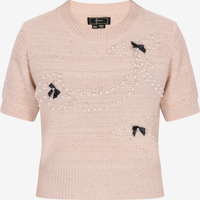 Pulover 'Fashion Look' faina pe roz / negru / alb, Vizualizare produs