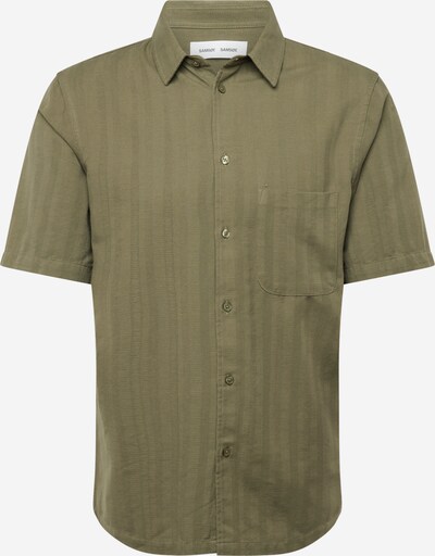 Samsøe Samsøe Chemise 'Sataro' en olive, Vue avec produit