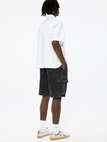 Pull&Bear Loose fit Cargo jeans in Black