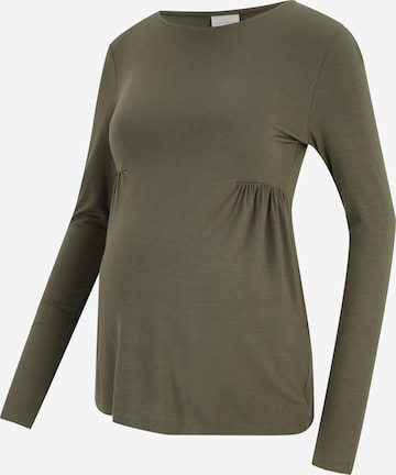 T-shirt 'MLDicte' MAMALICIOUS en vert : devant