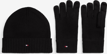 TOMMY HILFIGER Шапка в черно: отпред