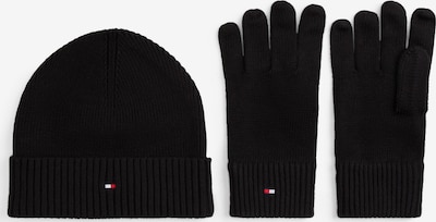 Megzta kepurė iš TOMMY HILFIGER, spalva – juoda, Prekių apžvalga