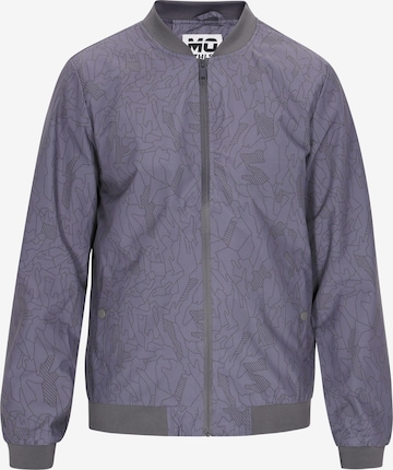 Mo ATHLSR Between-Season Jacket in Grey: front