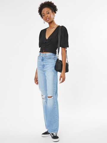 Monki Blouse in Zwart