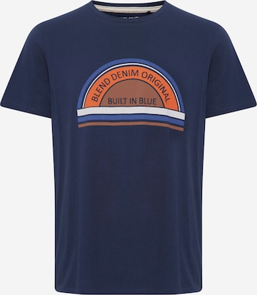 BLEND T-Shirt in Blau: predná strana