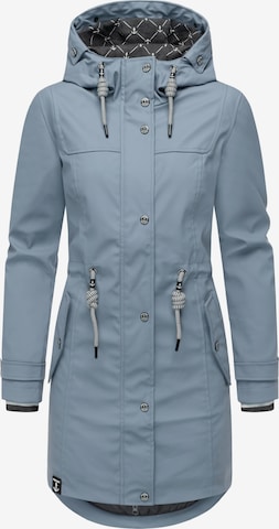 Manteau fonctionnel 'L60042' Peak Time en bleu : devant