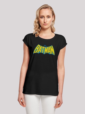T-shirt 'DC Comics Batman Crackle' F4NT4STIC en noir : devant