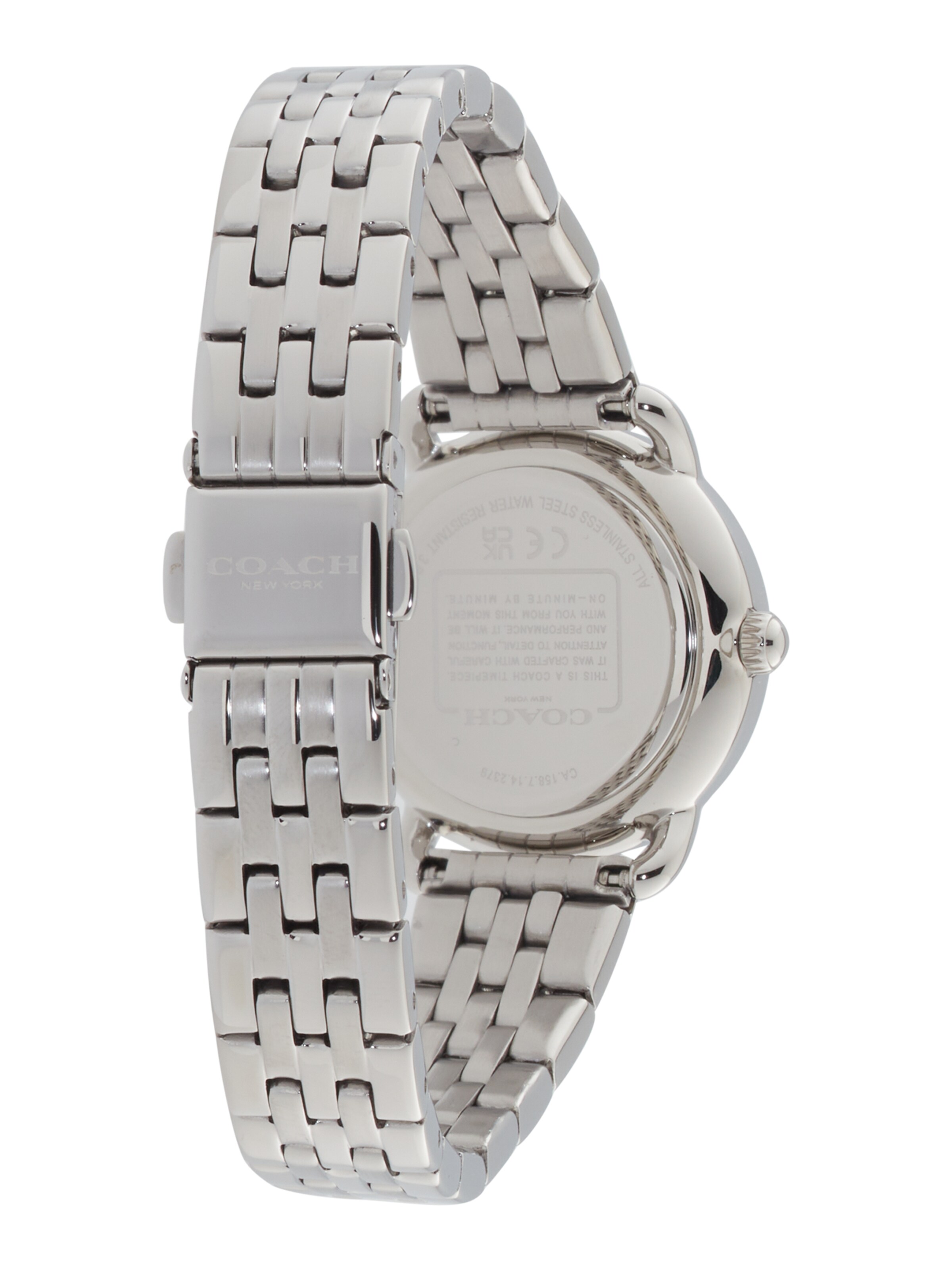 Ceas analogic 'Elliot' de la COACH pe argintiu