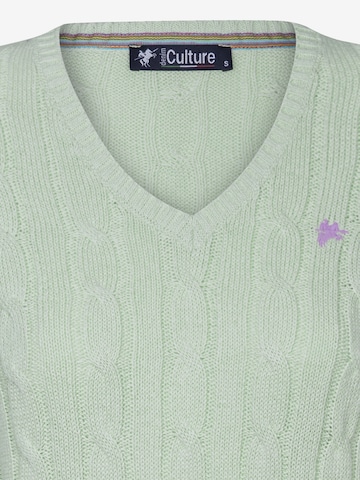 DENIM CULTURE - Pullover 'Perla' em verde