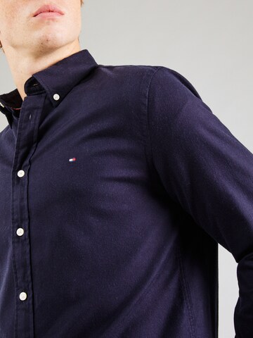 TOMMY HILFIGER Slim fit Button Up Shirt in Black