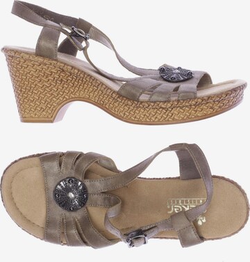 Rieker Sandals & High-Heeled Sandals in 40 in Brown: front