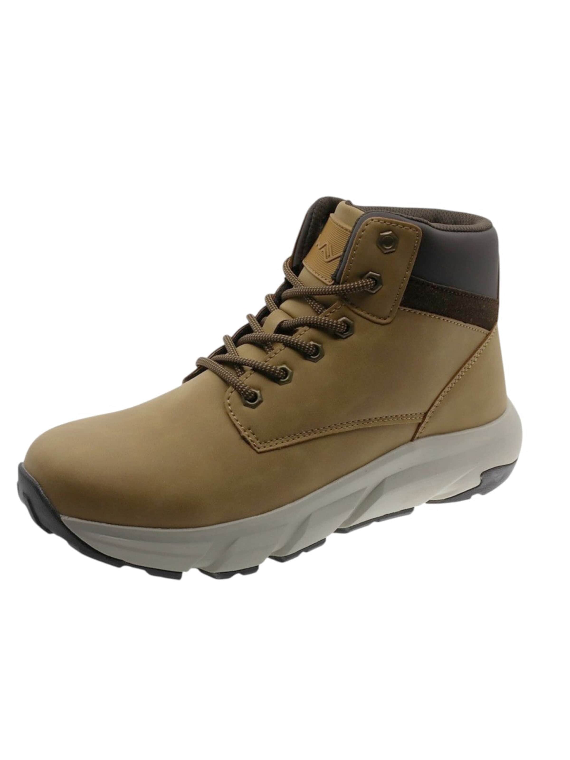 Beppi Lace-Up Boots in Brown: front