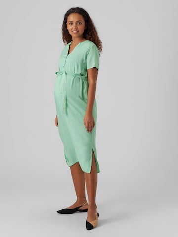 MAMALICIOUS Dress 'Misty' in Green: front