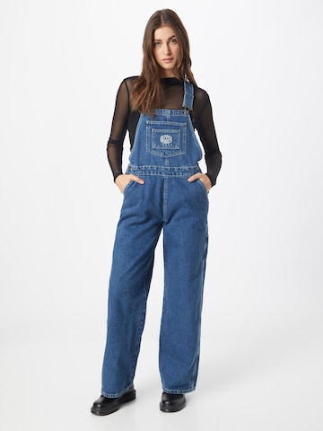 The Ragged Priest Jean Overalls in Blue: front