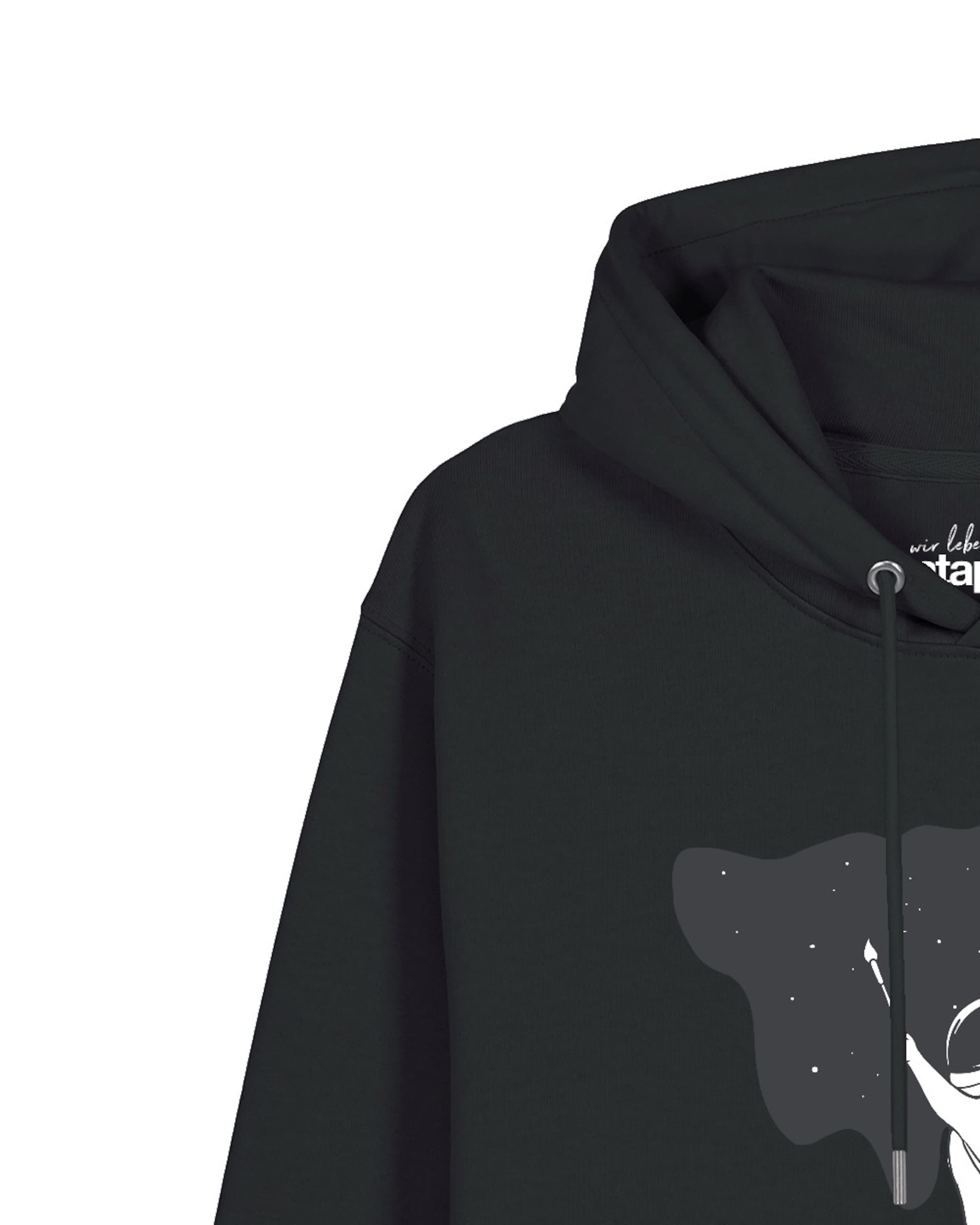 Sweat-shirt 'Painting Space' Watapparel en noir