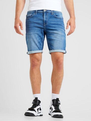 GARCIA Slimfit Shorts in Blau: predná strana