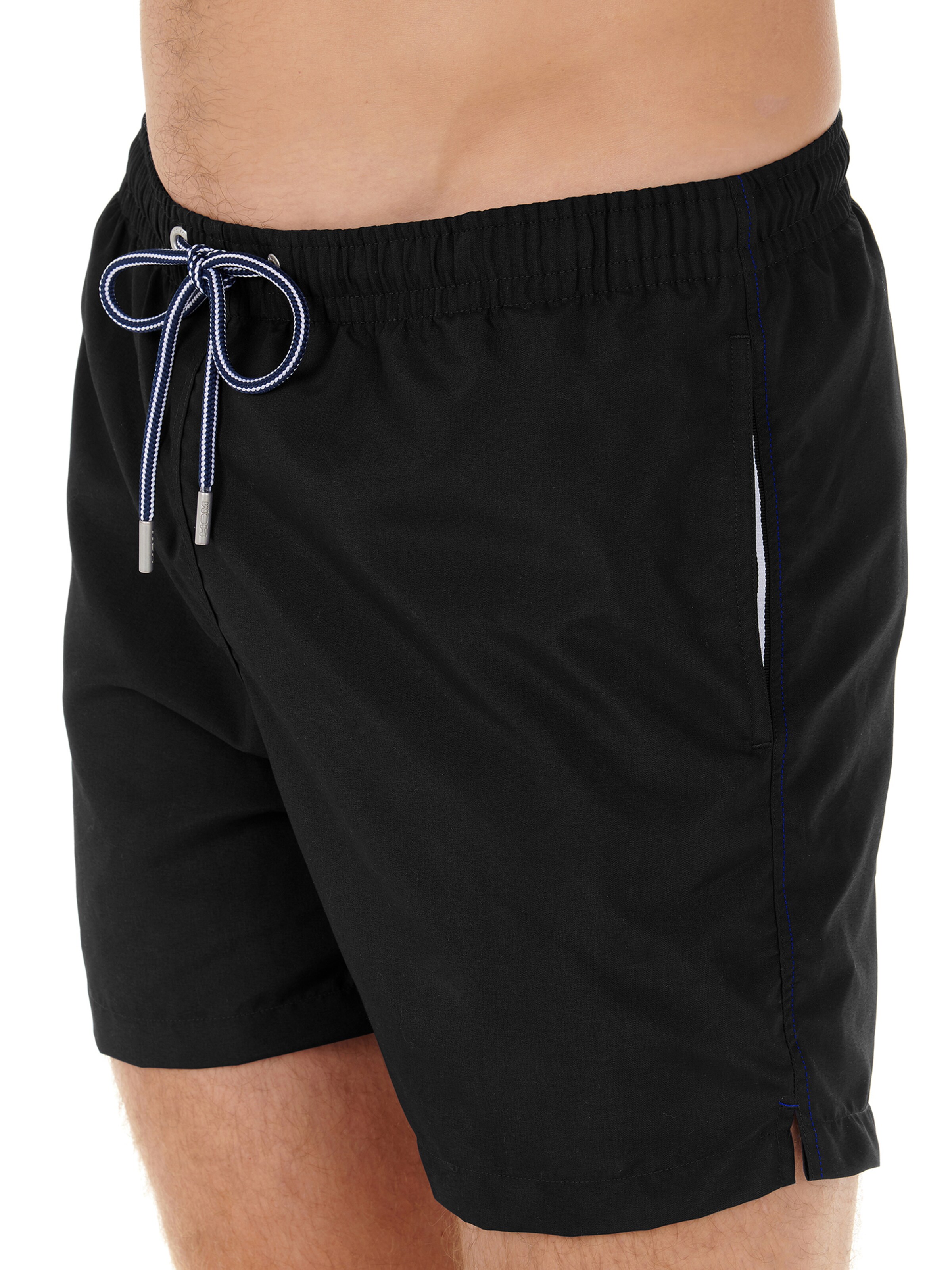 HOM Board Shorts ' Sea Life ' in Black
