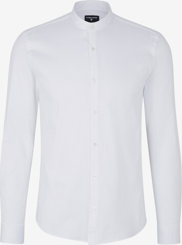 Coupe slim Chemise business ' Siro ' STRELLSON en blanc : devant