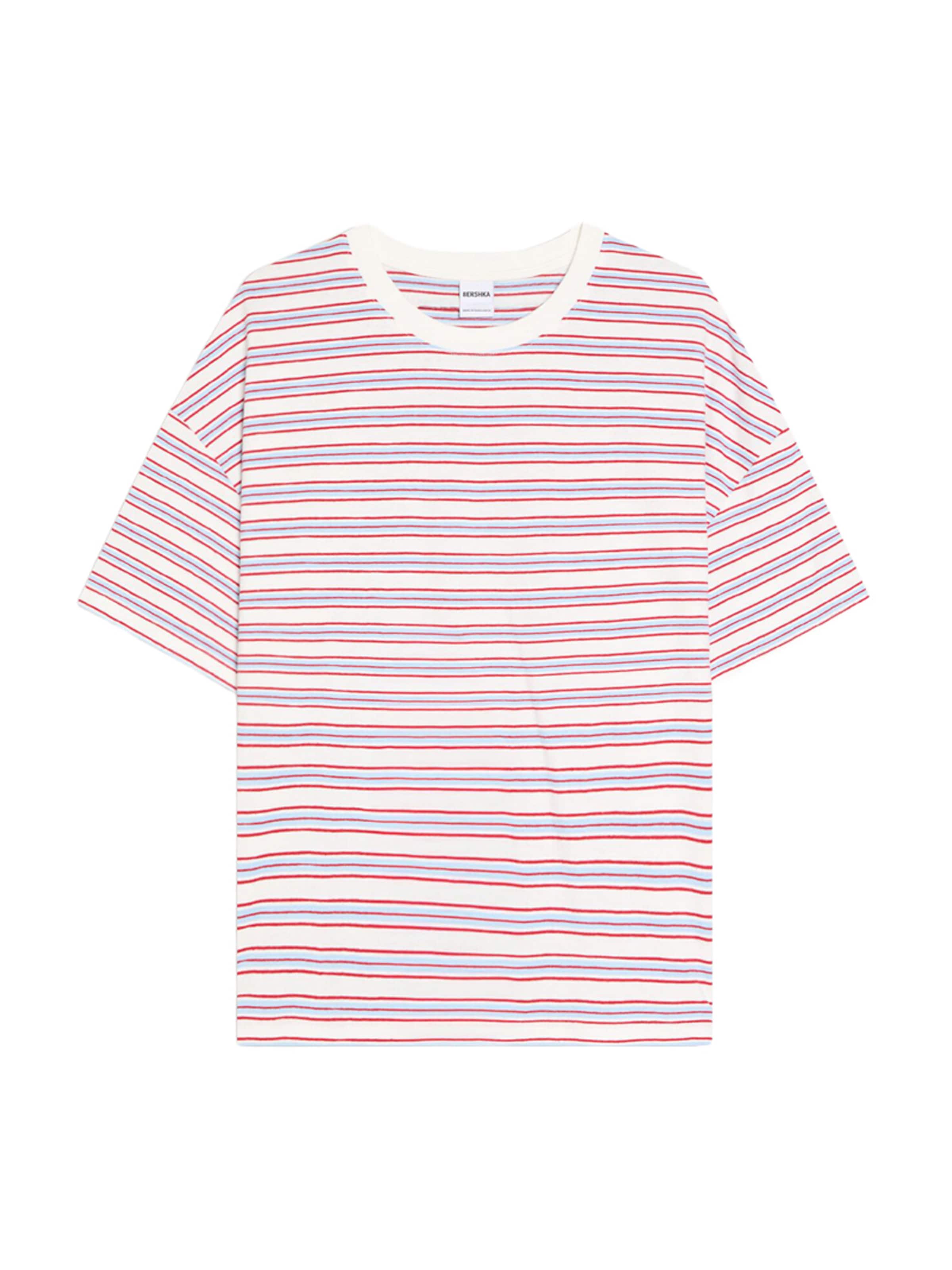 Bershka Тениска в синьо: отпред