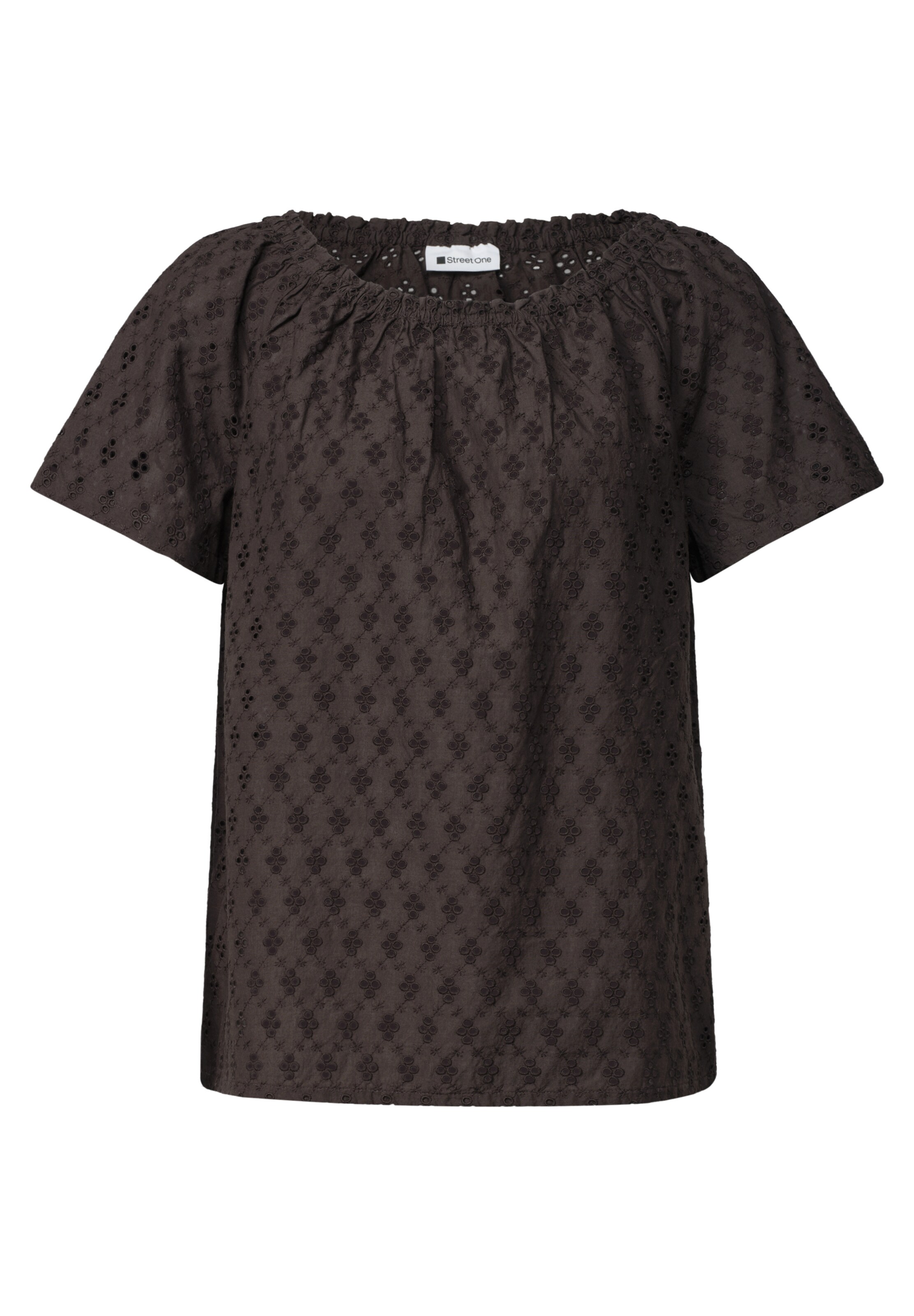 STREET ONE Bluse in Braun: Vorderseite