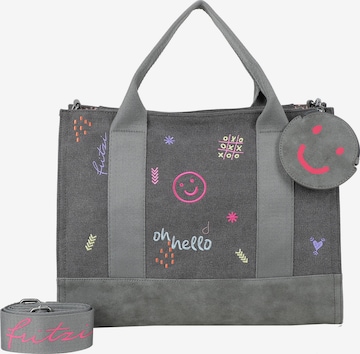 Fritzi aus Preußen Tote Bag Limited Embro Fun in Grau: Vorderseite