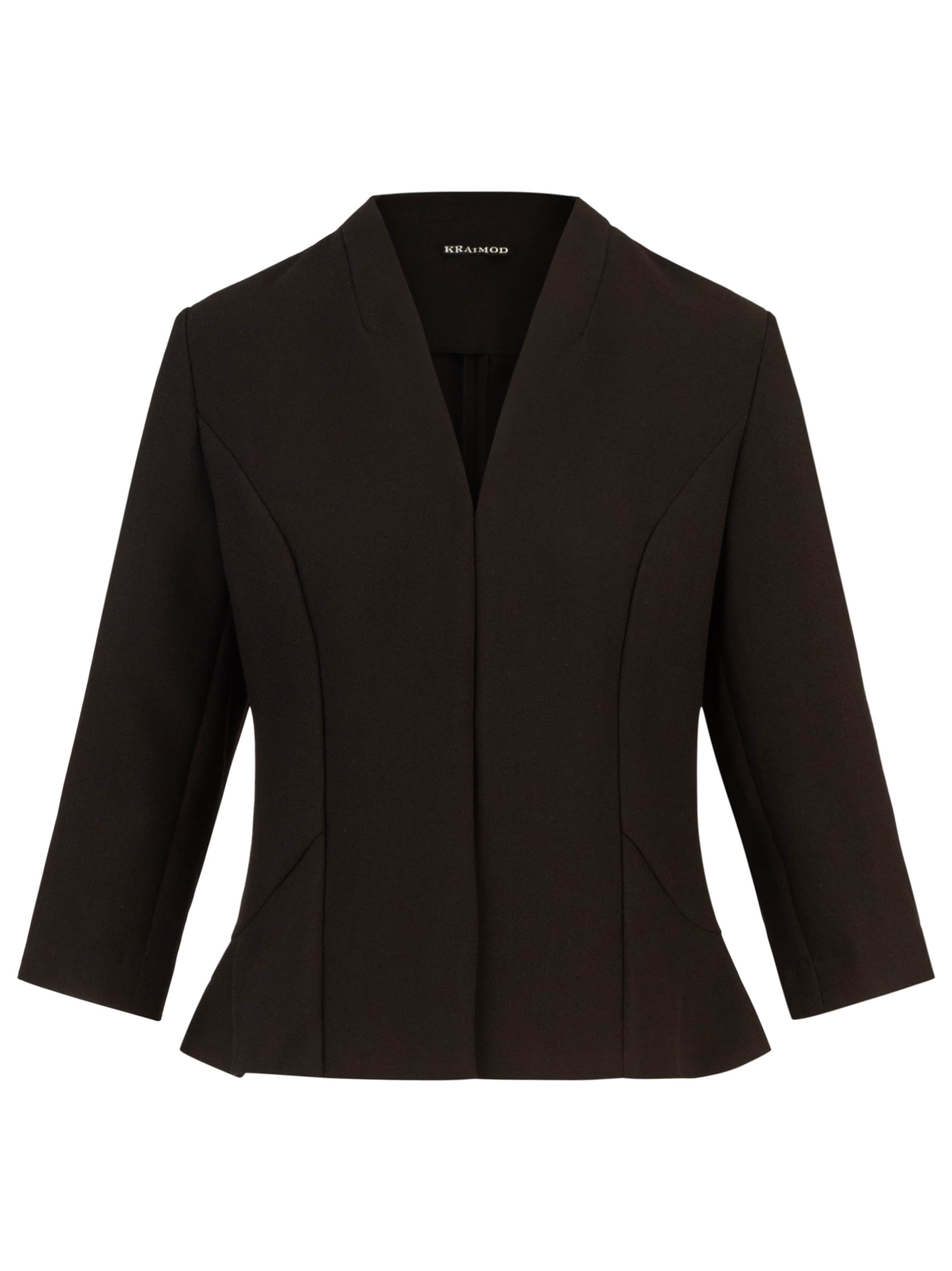Kraimod Blézer - fekete: elől