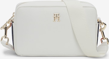 TOMMY HILFIGER - Mala de ombro 'Essential' em branco: frente