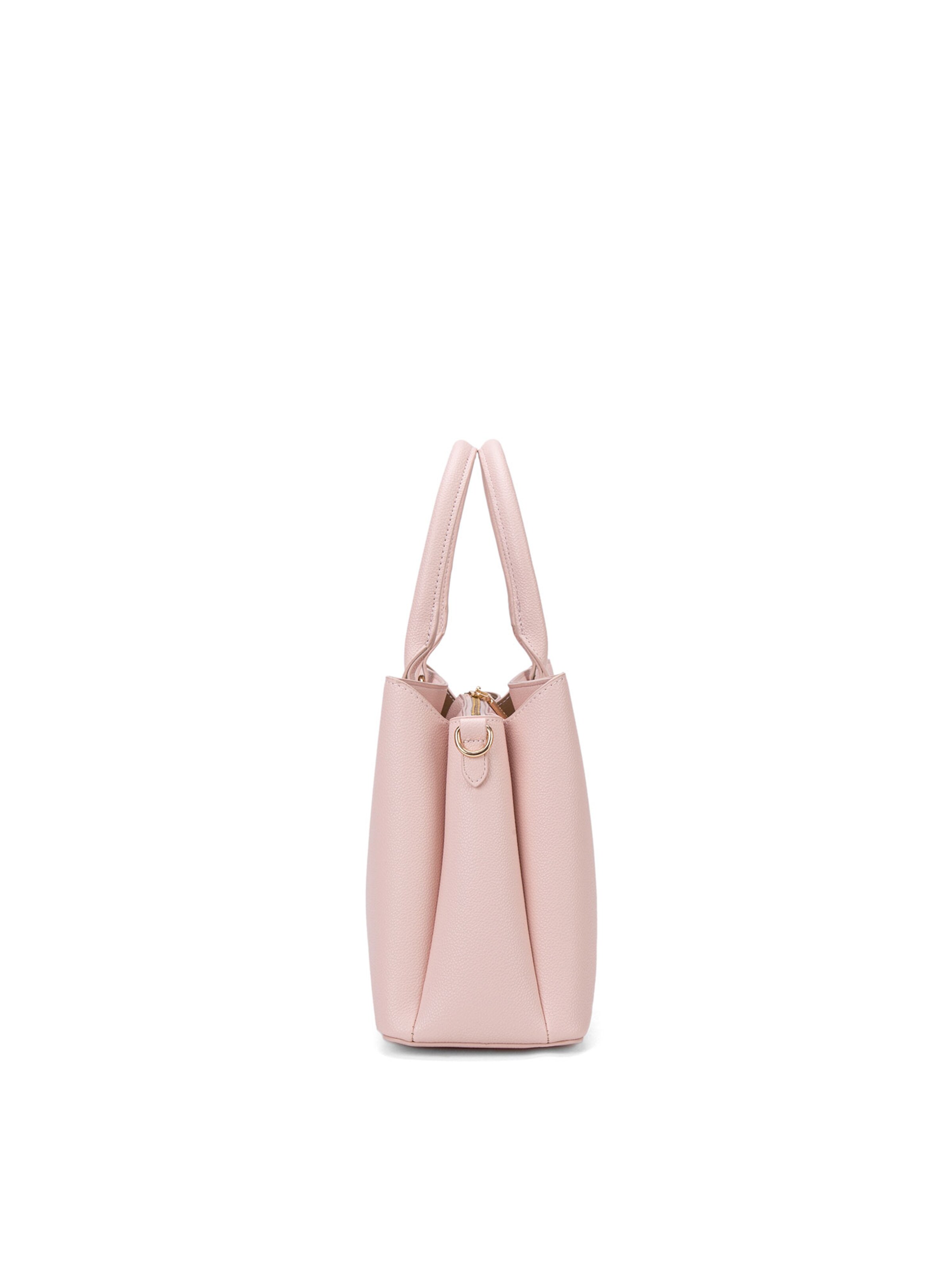 Borsa a mano 'Borsa a Mano Vegan Leather Diana & Co Firenze - Zip e Tracolla Rimovibile' di Diana&Co. in rosa