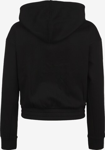 PUMA Athletic Zip-Up Hoodie in Black