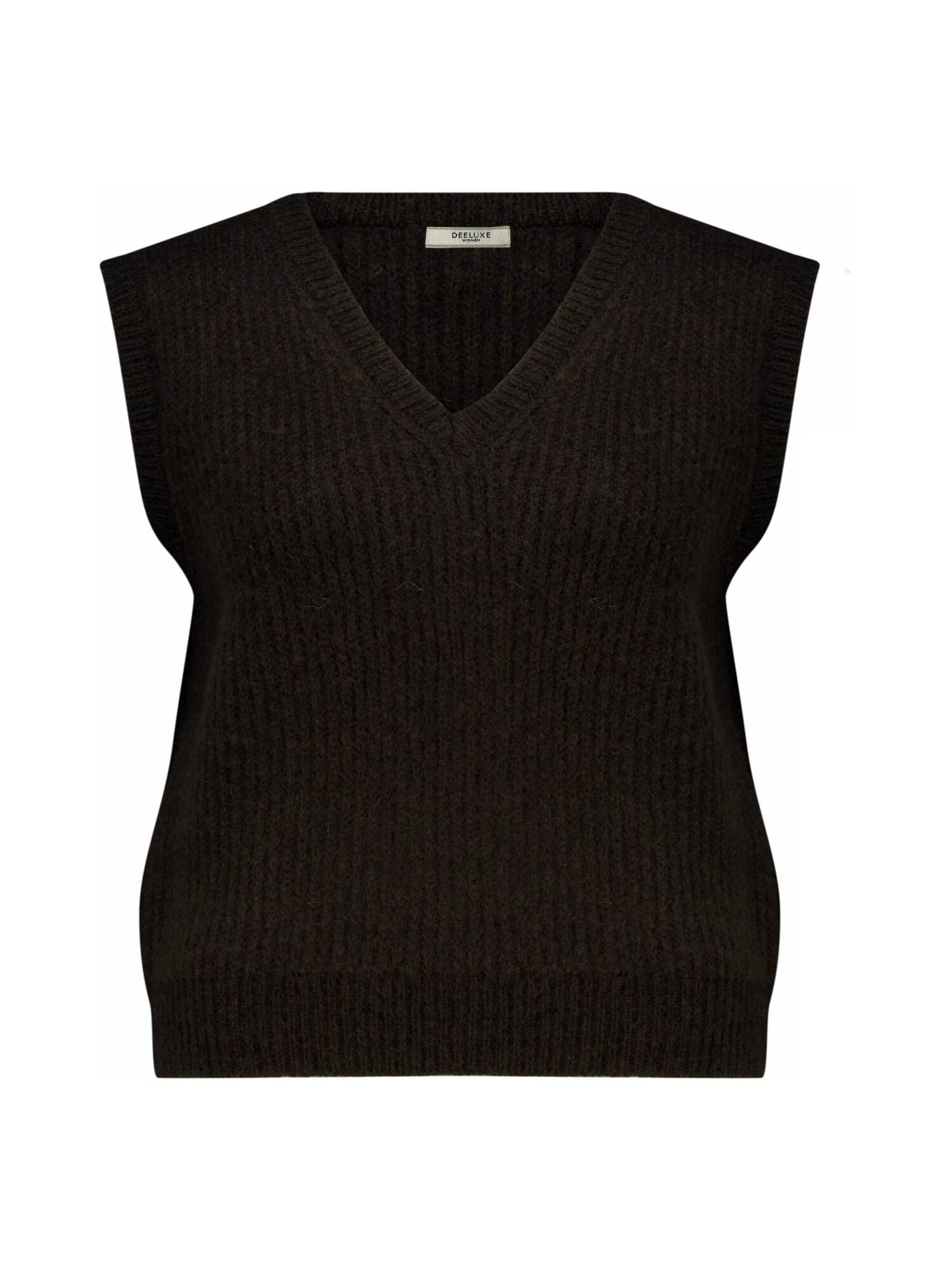 Deeluxe Pullover 'PIA' in Schwarz: Vorderseite