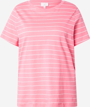 ONLY Carmakoma Футболка 'CARMAY' в Ярко-розовый: спереди