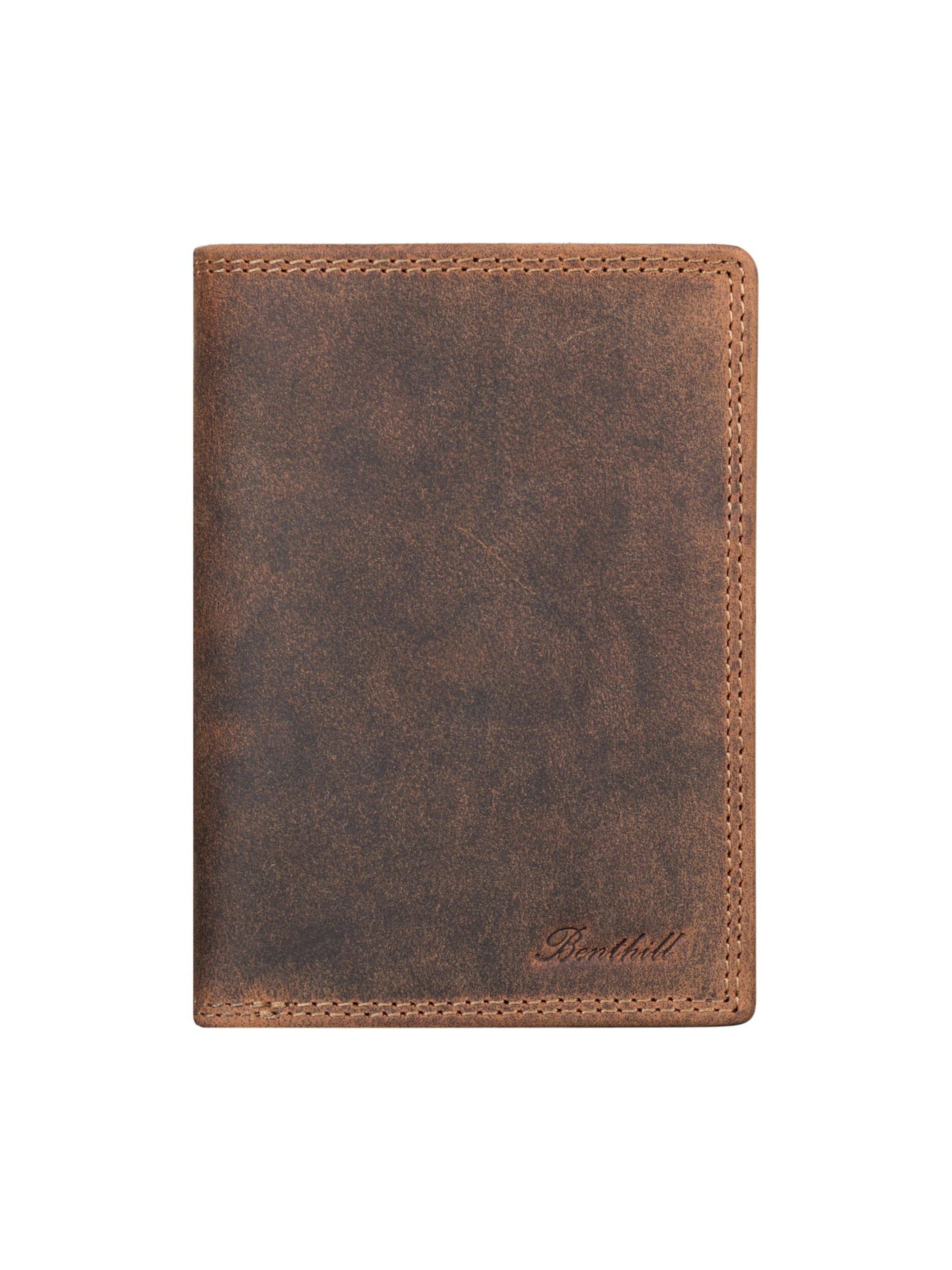 Benthill Wallet in Brown: front