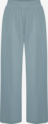 Oxmo Wide leg Pants 'OXBryndis' in Blue: front