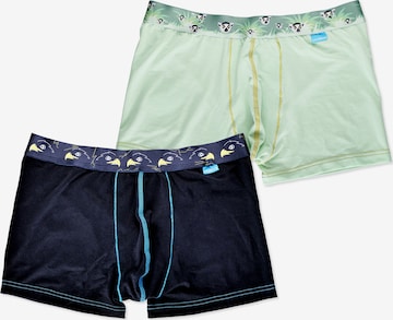 UNABUX Boxershorts in Grün: Vorderseite