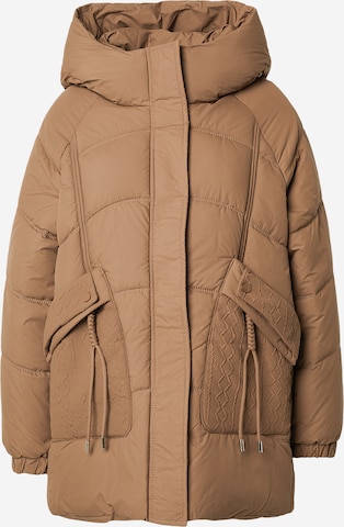 Veste d’hiver 'GlorianaAK' alife & kickin en marron : devant