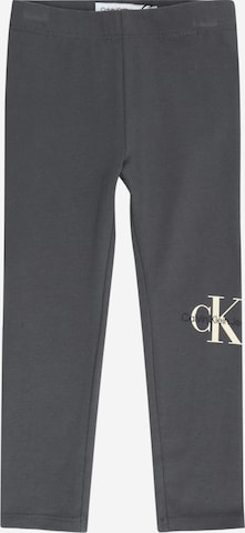Calvin Klein Jeans Skinny Leggingsit värissä harmaa: edessä