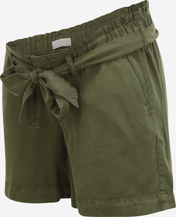 regular Pantaloni 'Ellena' di MAMALICIOUS in verde: frontale