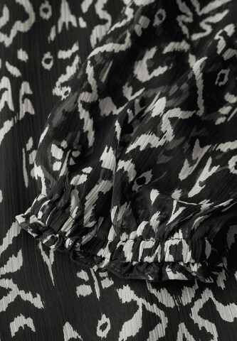 Street One Studio Raglan Chiffon Bluse in Schwarz