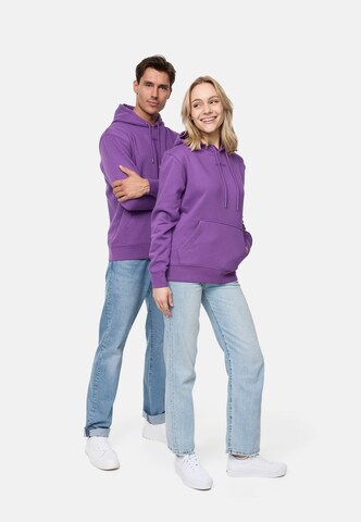 smiler. Sweatshirtkapuzenpul buddy. in Lila: Vorderseite