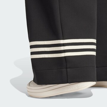 Wide leg Pantaloni 'Adicolor Neuclassics' de la ADIDAS ORIGINALS pe negru